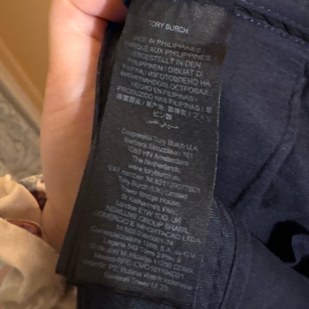 Last Chance | Tory Burch Navy Trousers View 4